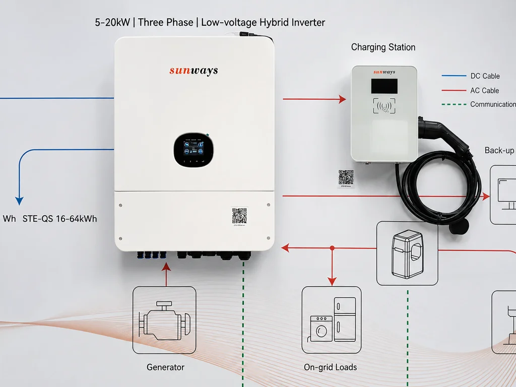 STH-5~20KTL-LT low-voltage hybrid inverter