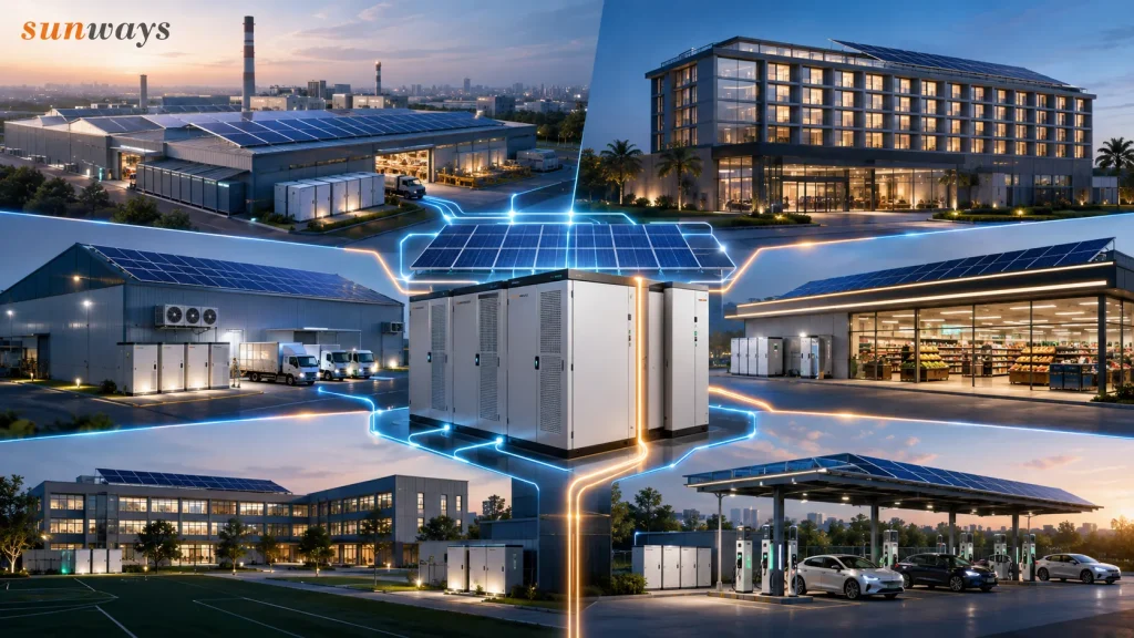 Commercial Solar Battery Storage & Applications