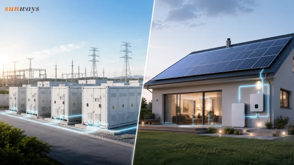Commercial vs. Residential Energy Storage