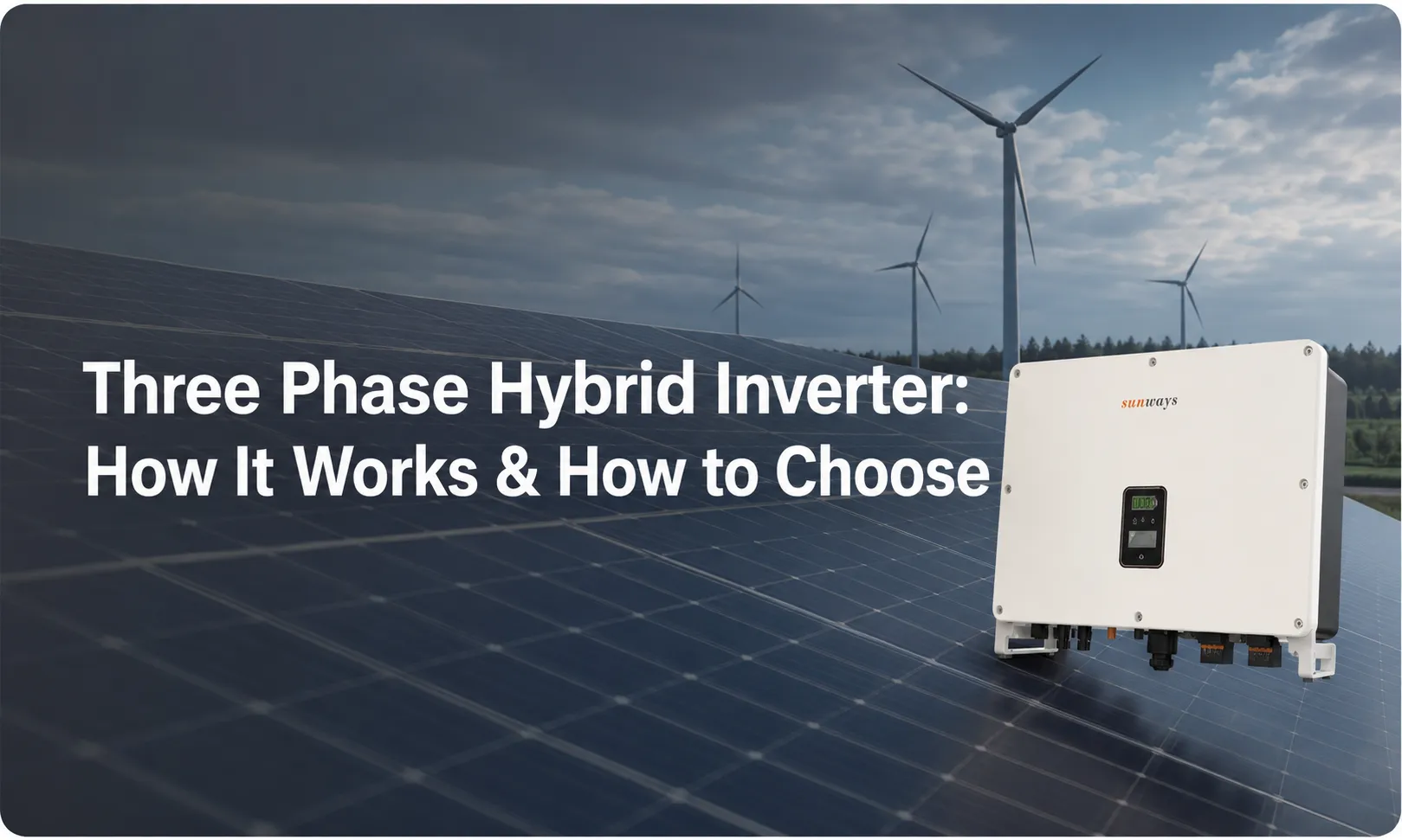 Three Phase Hybrid Inverter How It Works & How to Choose
