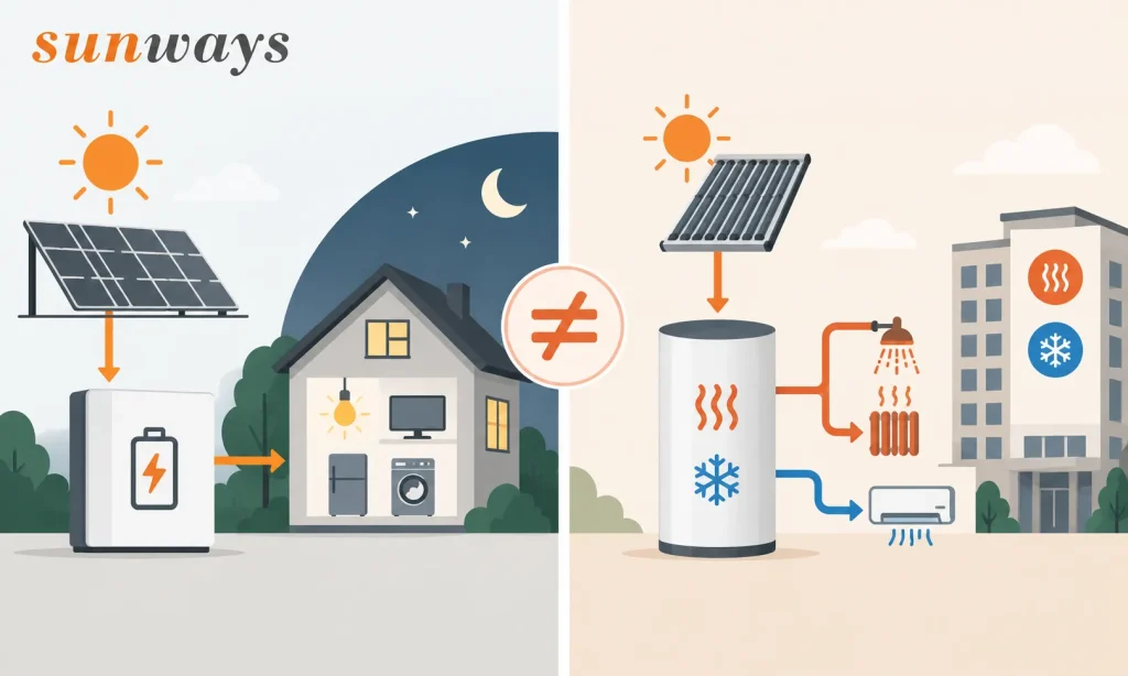Battery vs Thermal Storage