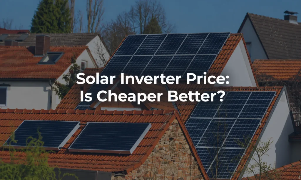 Solar Inverter Price Is the Cheaper Quote Really Better